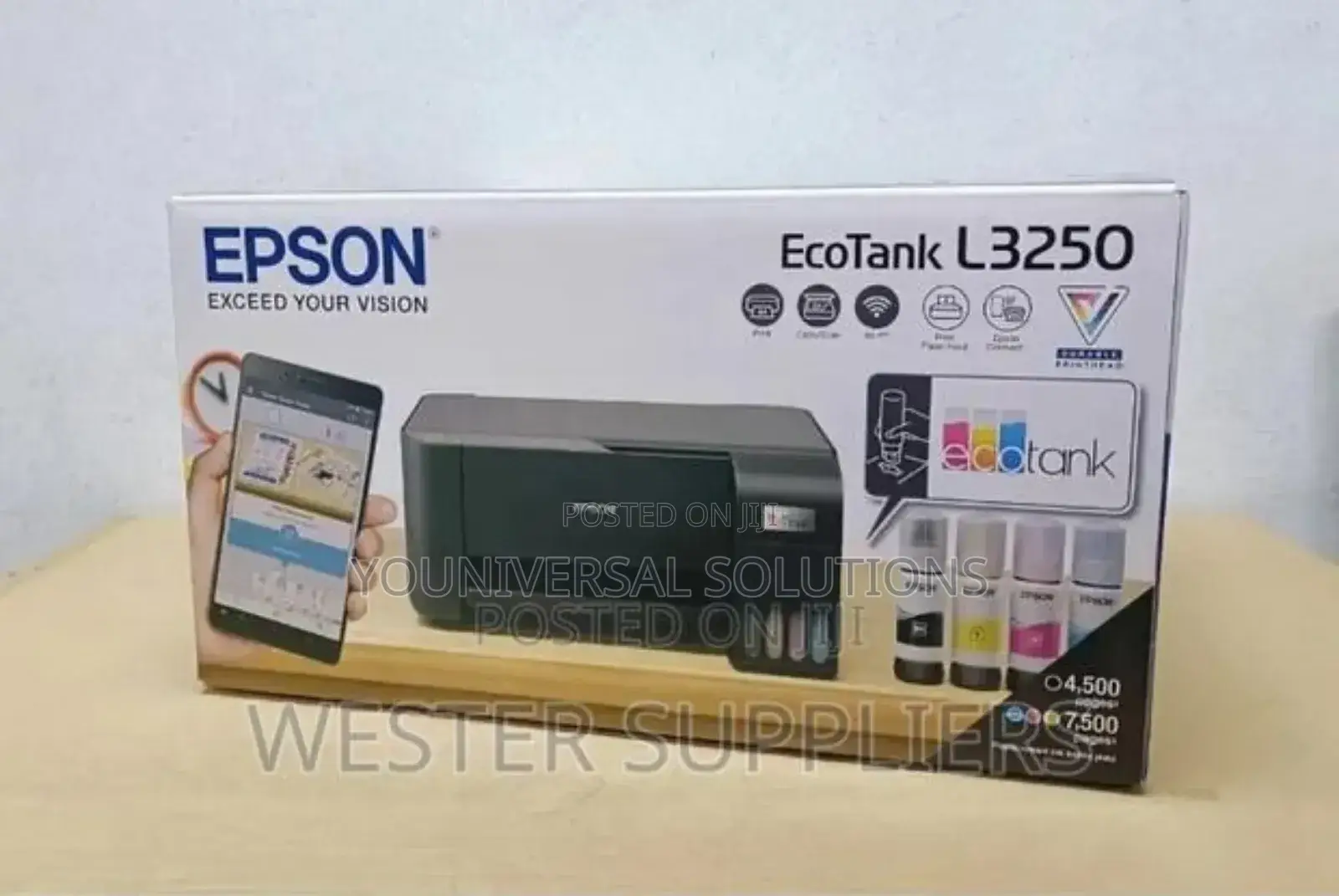 Epson Ecotank L3250 A4 Wifi Wireless