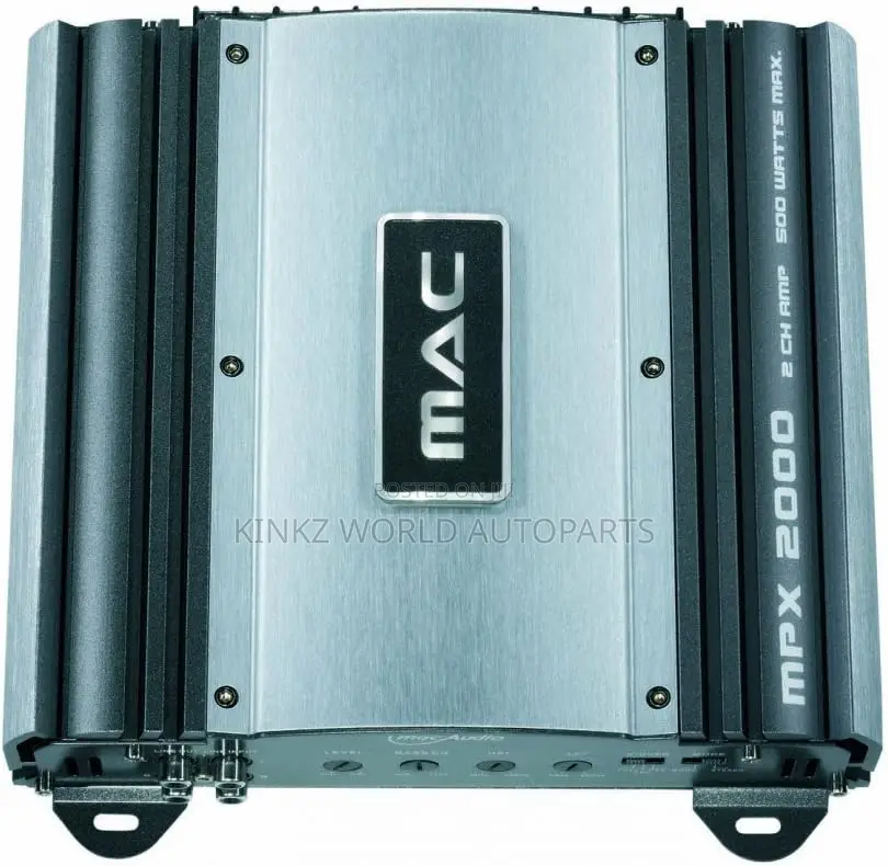 EX-UK Mac Audio MPX 2000-2-Channel 500 Watts Car Amplifier
