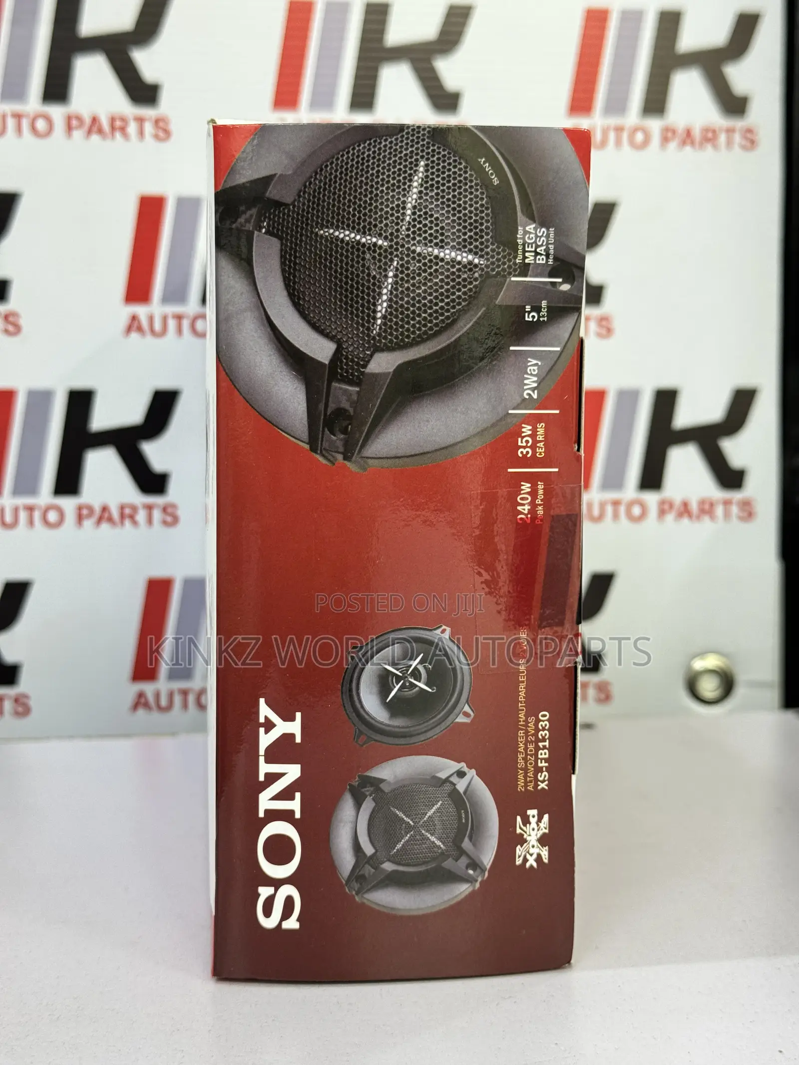 Sony XS-FB1330 5.25" 240W 3-Way Car Door Speakers-Tweeter,