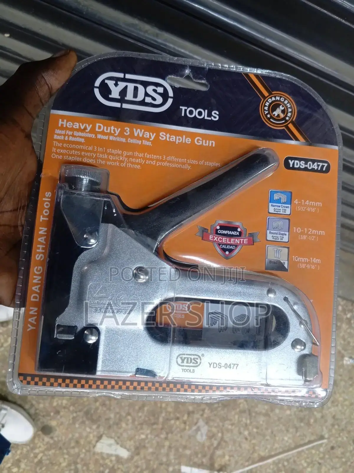 YDS Heavy Duty 3-Way Staple Gun