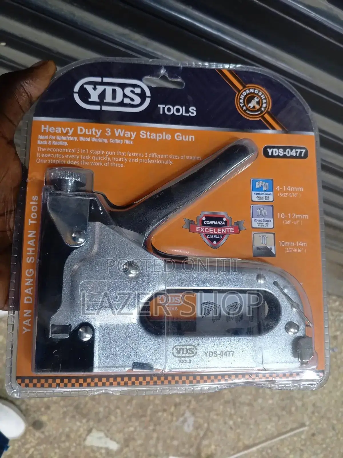 YDS Heavy Duty 3-Way Staple Gun
