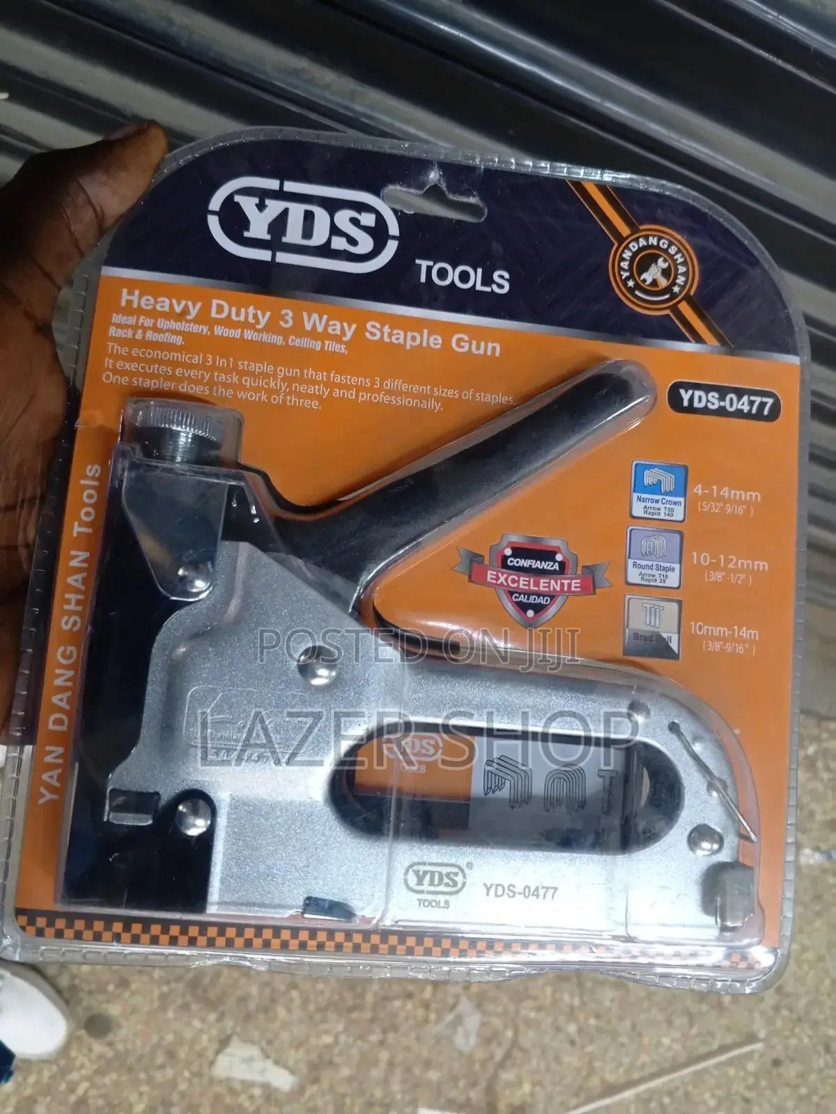 YDS Heavy Duty 3-Way Staple Gun