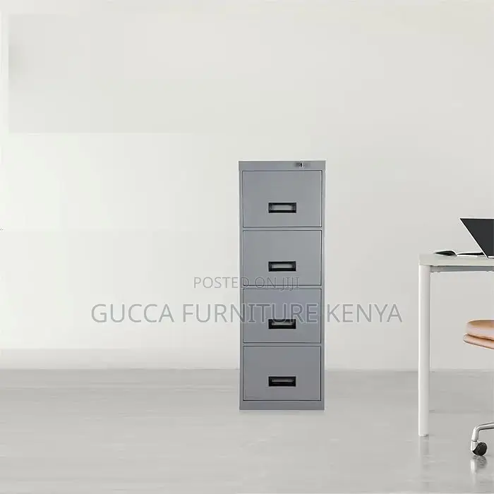 Cabinets:4 Drawer Metal File Storage Cabinet With Lock