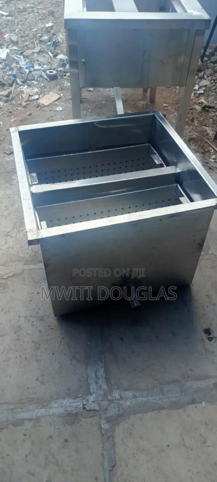 Double Bowl Stainless Grease Trap