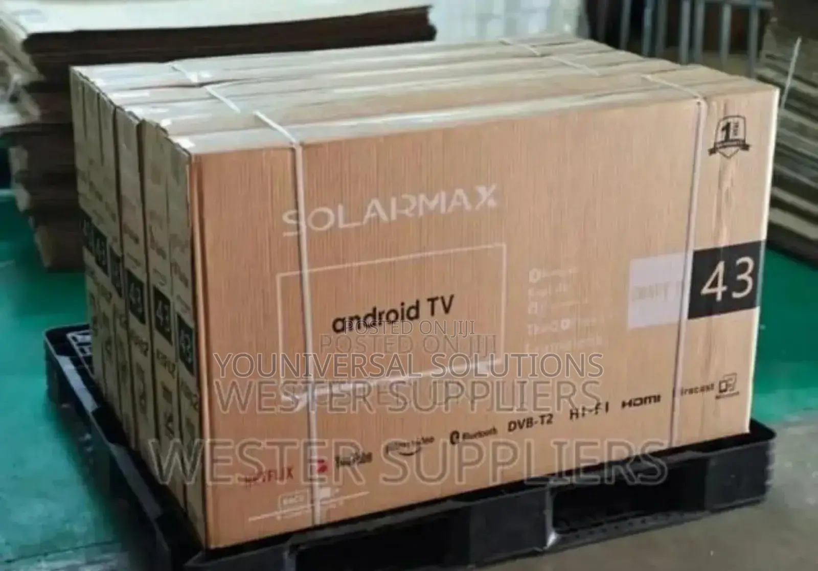 Solarmax 43 Inches Smart Android Digital Frameless Tv