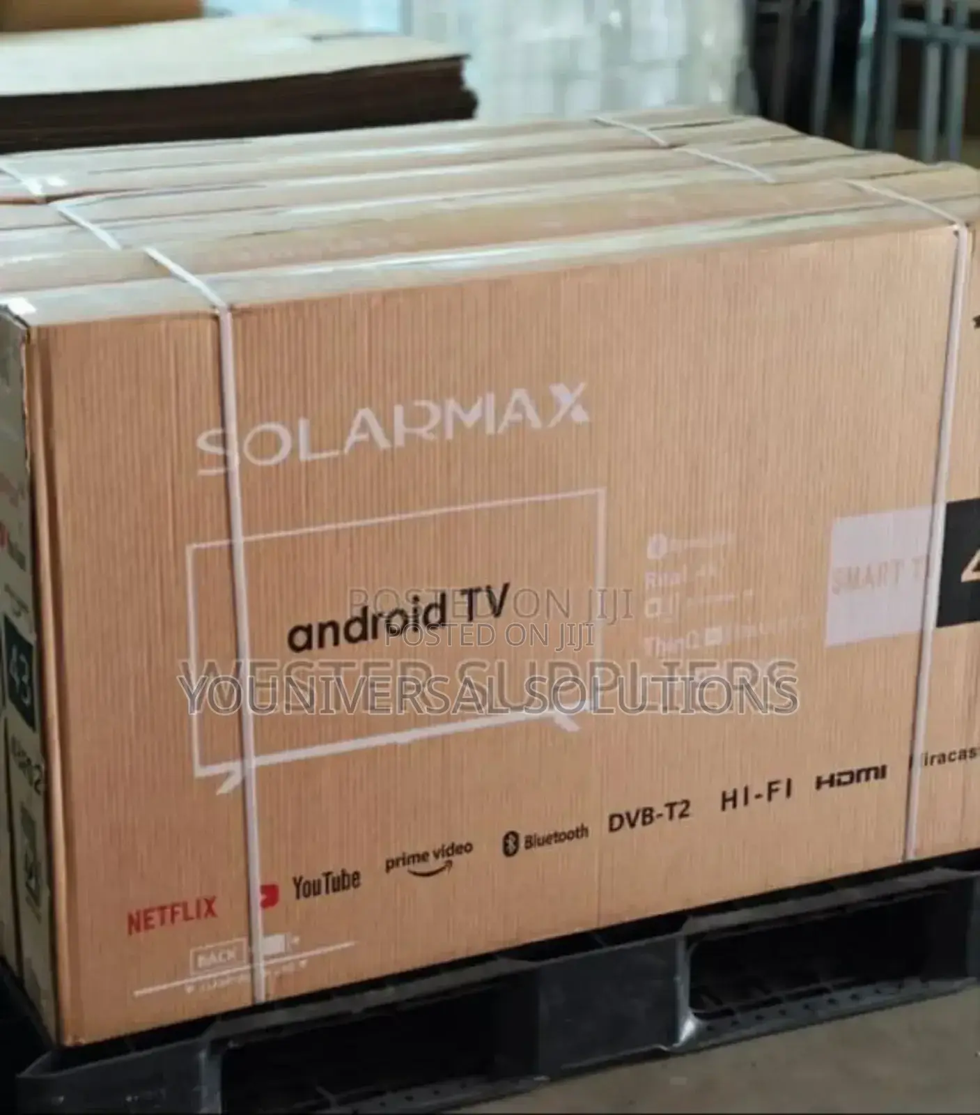 Solarmax 43 Inches Smart Android Digital Frameless Tv
