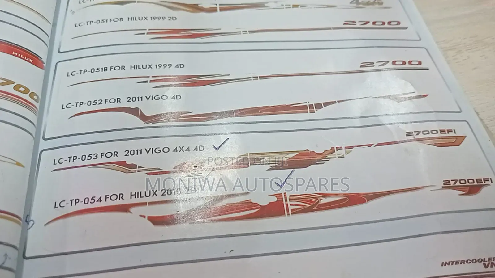 Universal Body Stickers All Vehicles Assorted