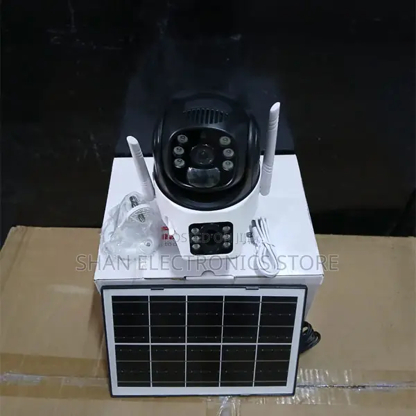 V380 Outdoor 4g Solar Powered PTZ Double Lens Smart Camera