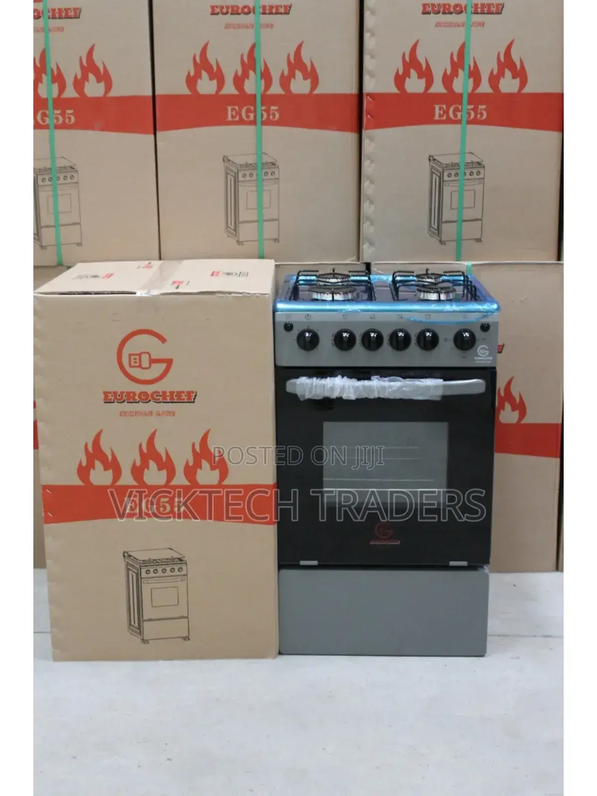 Cooker 50*55 Eurochef Full,Gas/Electric Oven
