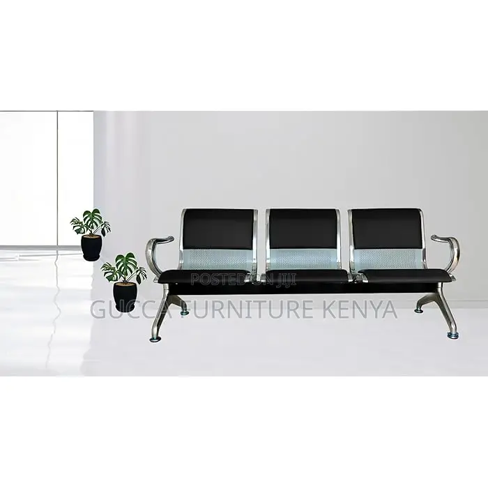 Benches:3-Seater Semi Padded Waiting Area Chair