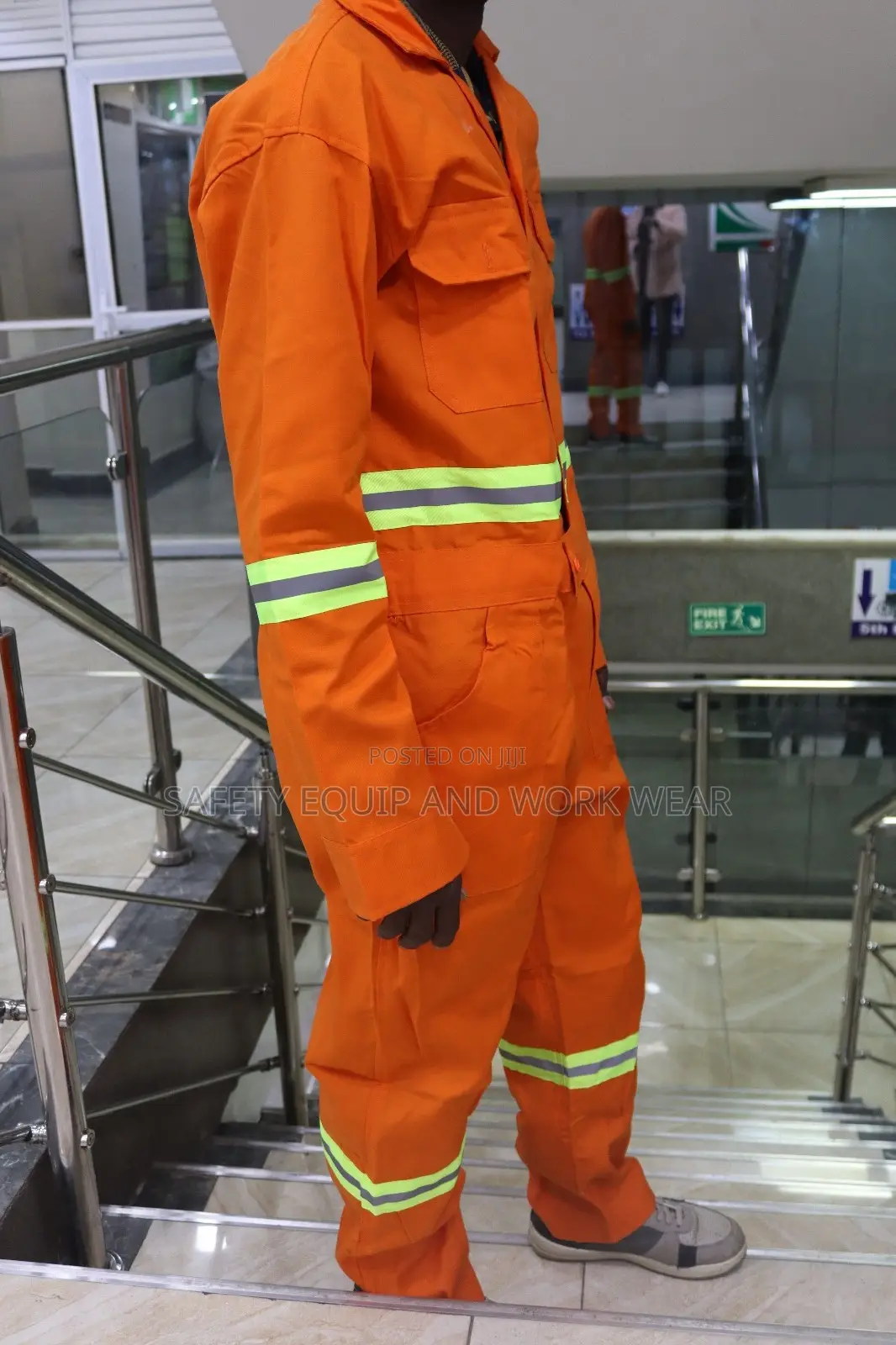 Industrial Reflective Overall-orange