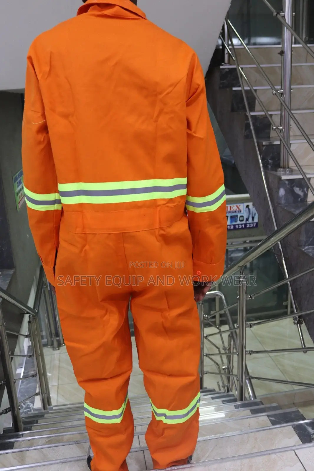 Industrial Reflective Overall-orange