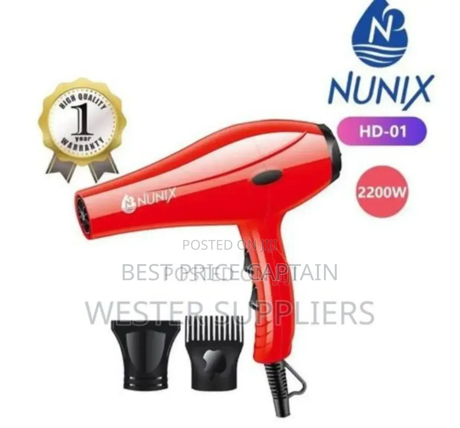 Nunix Hd-01 Blow Dry Hair Dryer