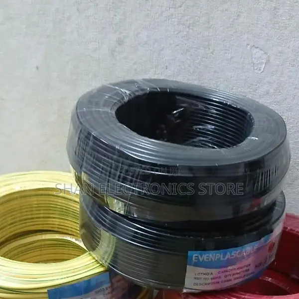 90meters (Black) Single Core Electrical Wiring Cable 1.5mm