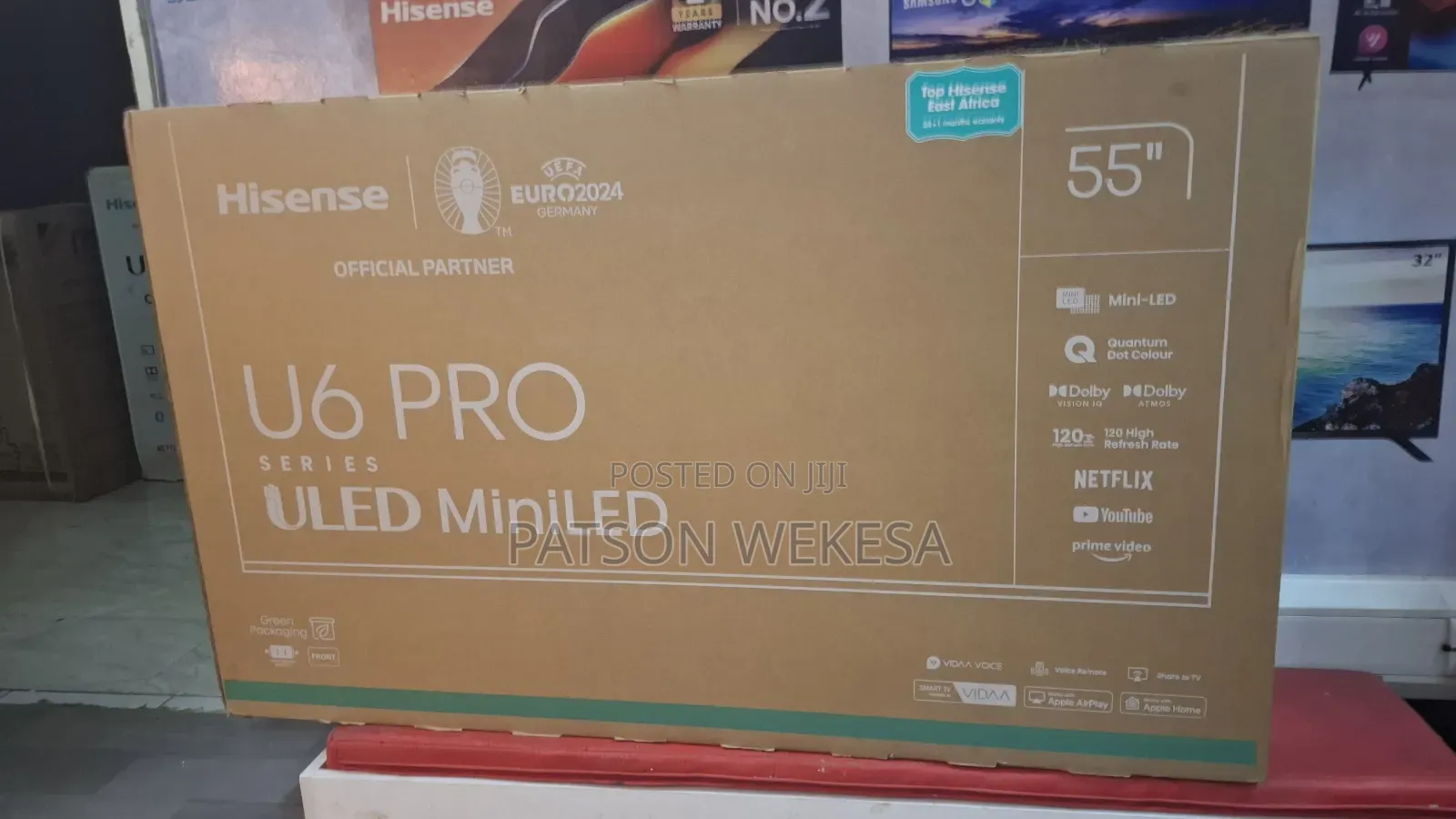 Hisense 55 Inch Uled Pro Mini-Led Tv 55u6npro