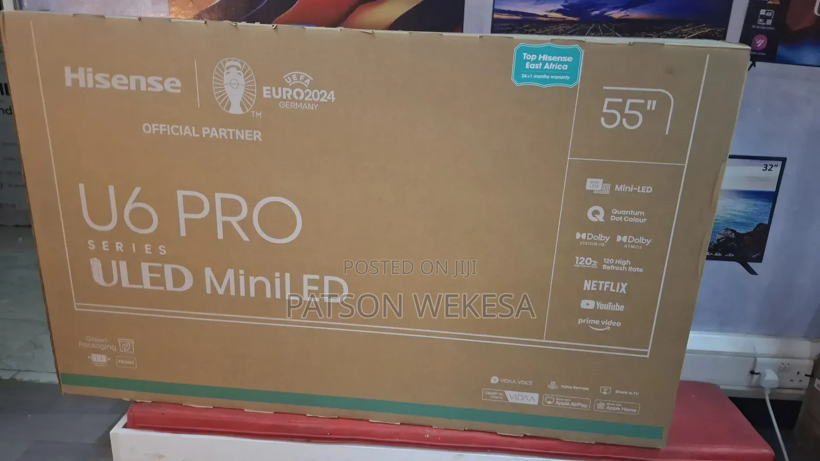 Hisense 55 Inch Uled Pro Mini-Led Tv 55u6npro