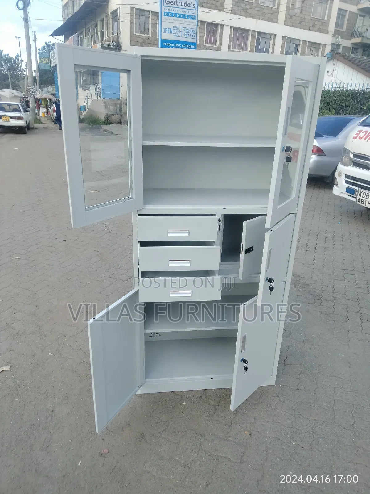 Executive File Cabinet With Safe Box