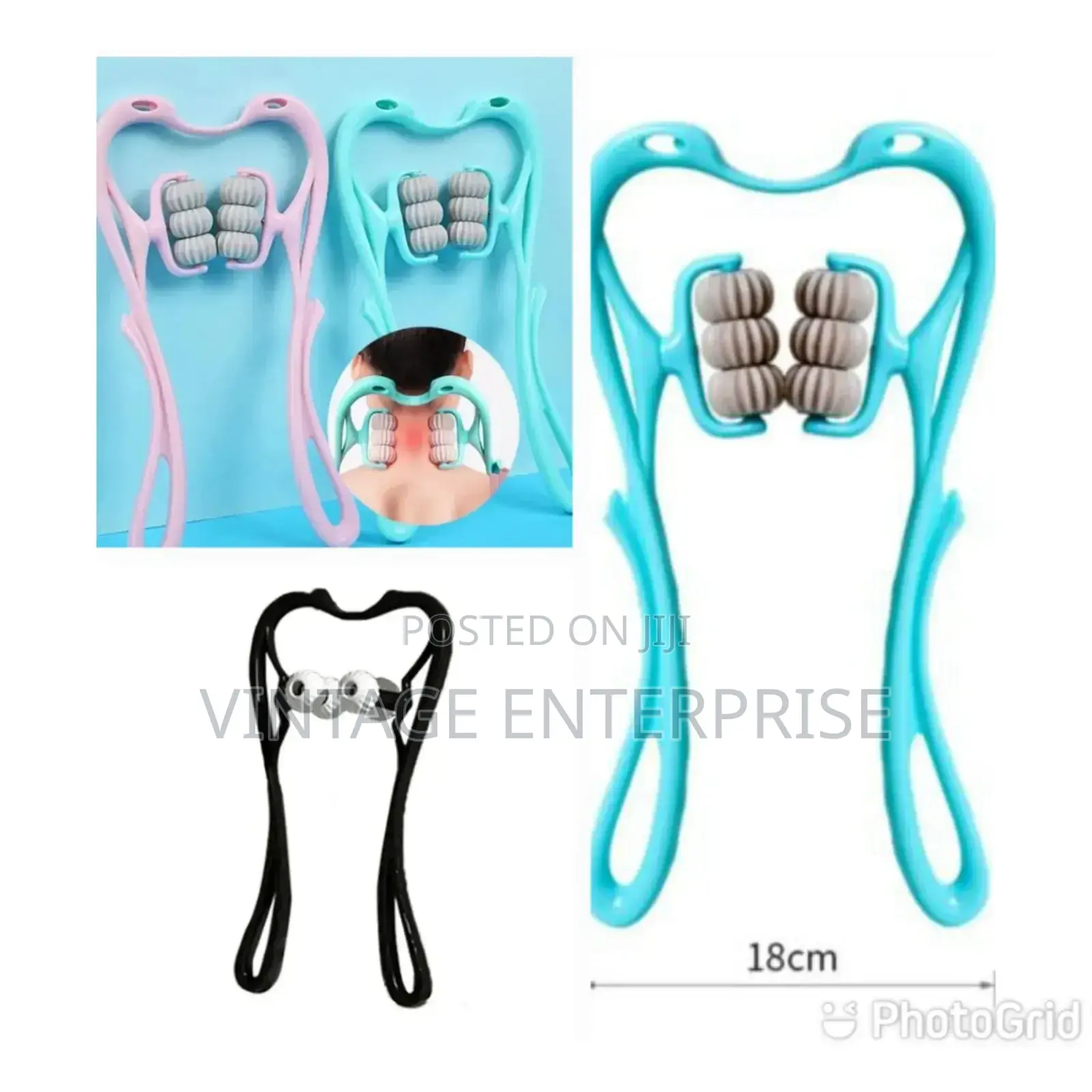 6 Roller Deep Massage Tool Neck