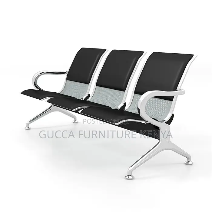 Benches:3-Link Padded Waiting Lobby Office Bench