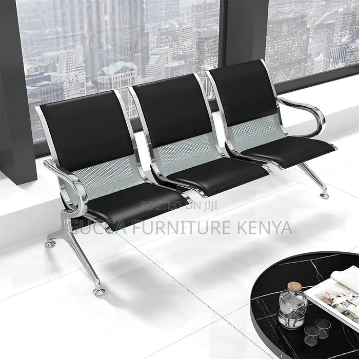 Benches:3-Link Padded Waiting Lobby Office Bench