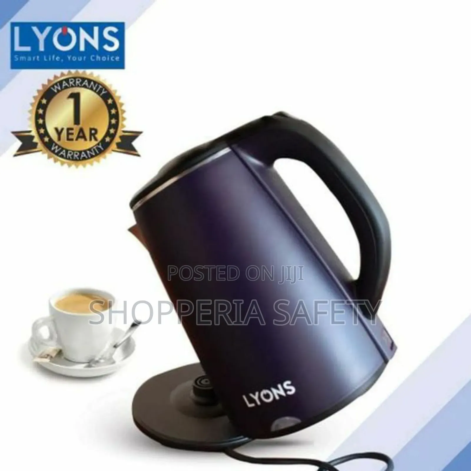 Lyons Purple Kettle- Electric