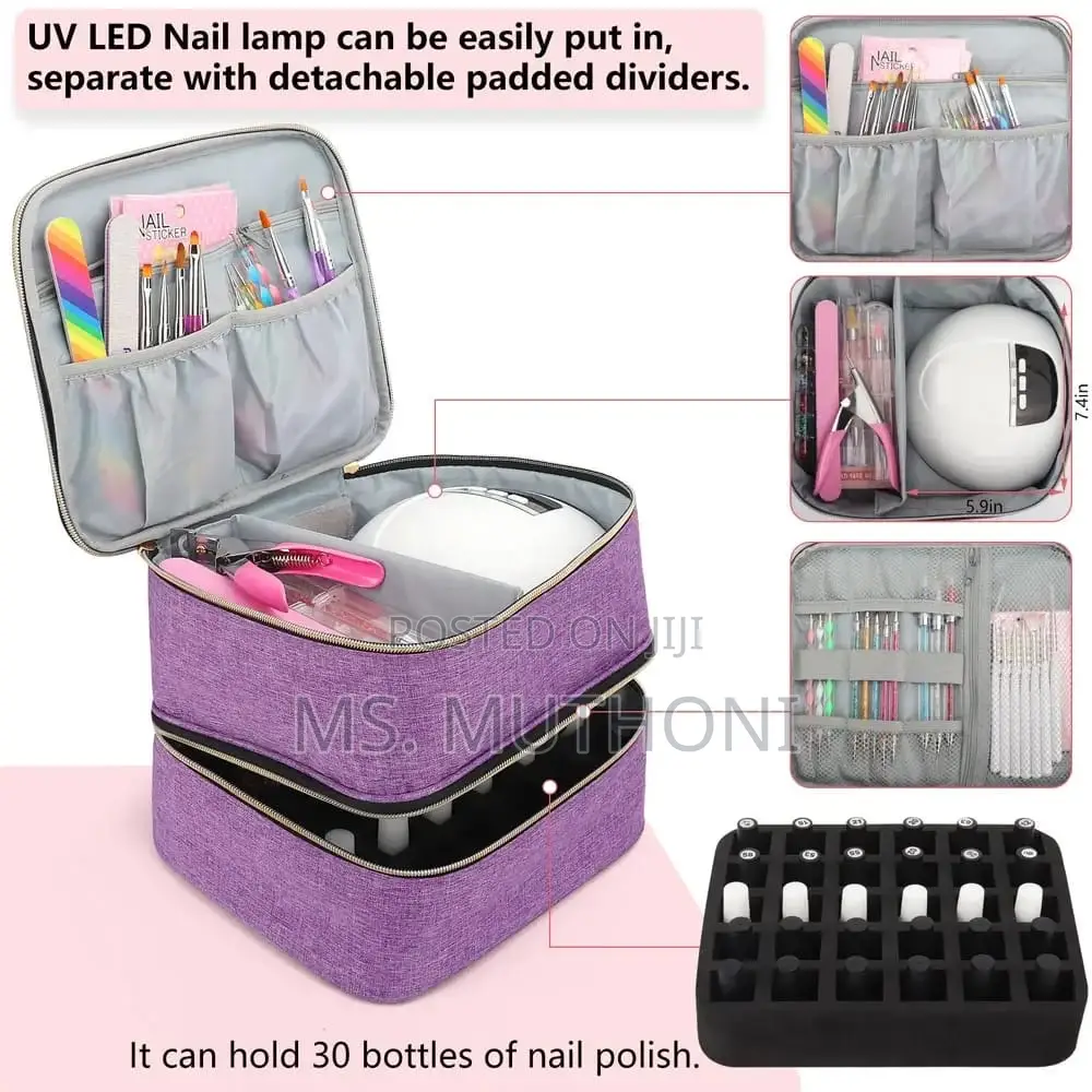 Nail Polish Travel Organizer Storage Case*
