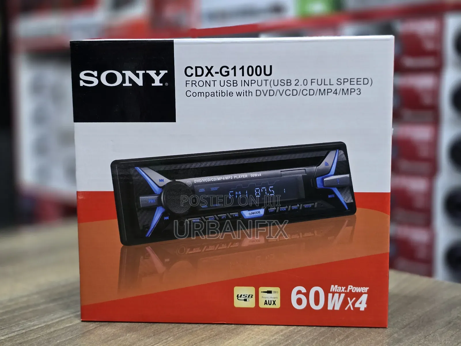 Sony CDX-G1100U Bluetooth Car Radio With CD, DVD