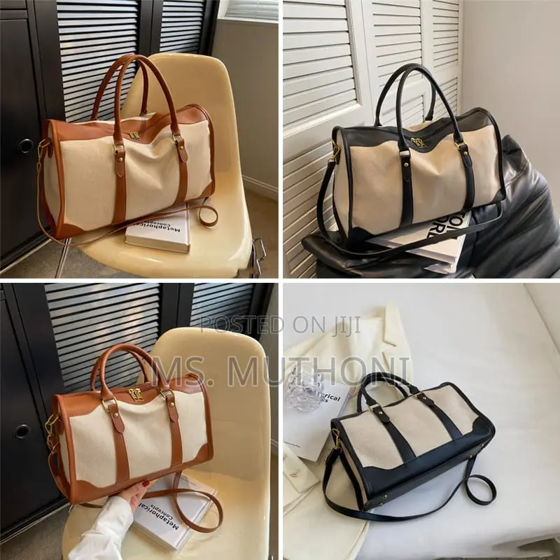 Vintage Women's Canvas Travel Luggage Bag