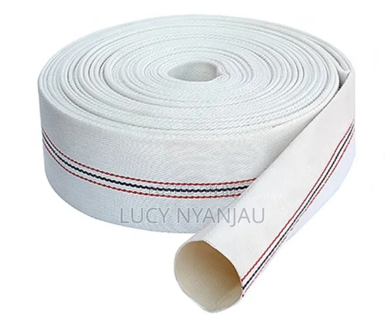 White Canvas Delivery Pipe 3"×30m