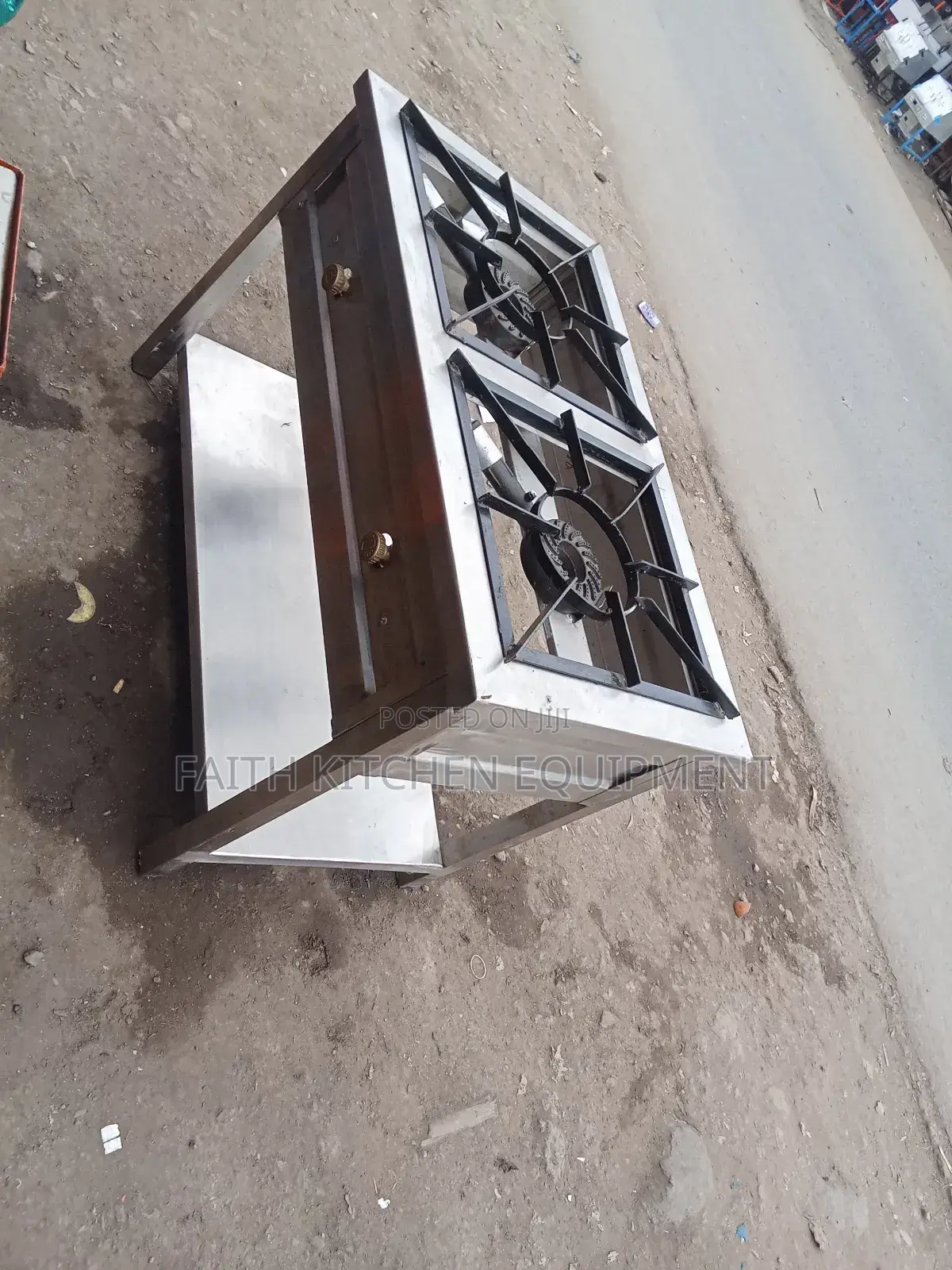 2 Burner Stainless Steel Gas Cooker