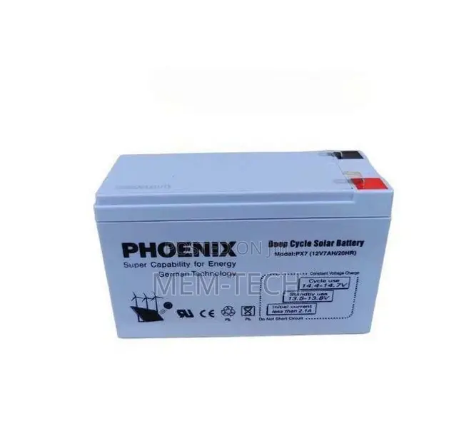 Pheonix 7 AH Solar Battery Dry Cell
