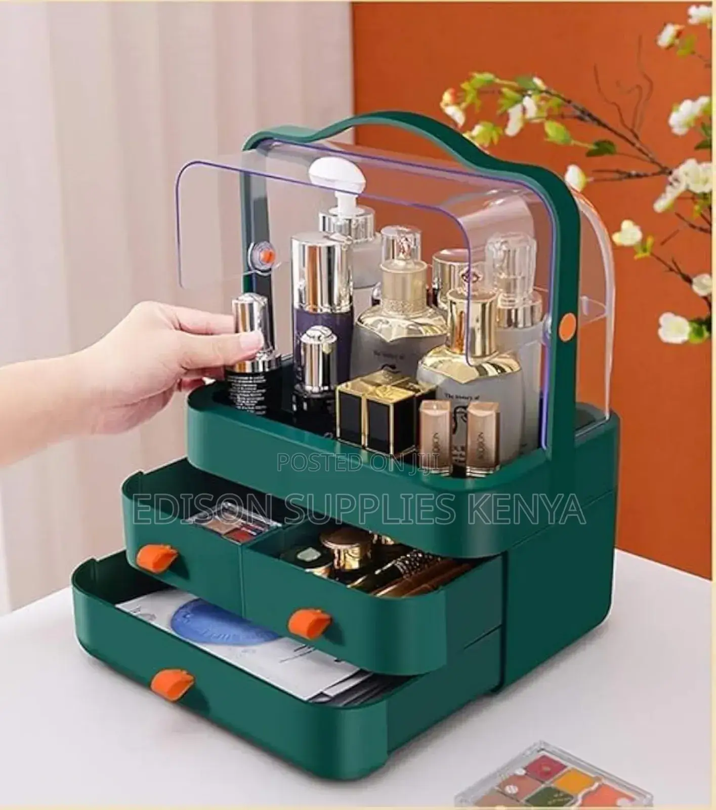 Makeup Skin Care Organizer With Drawers and Cover