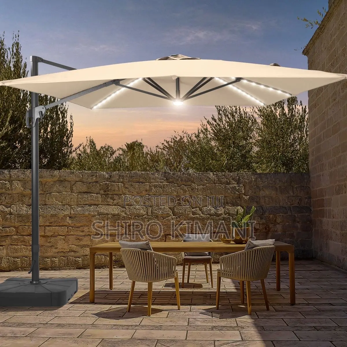 Top Quality Parasol Solar Powered Umbrella