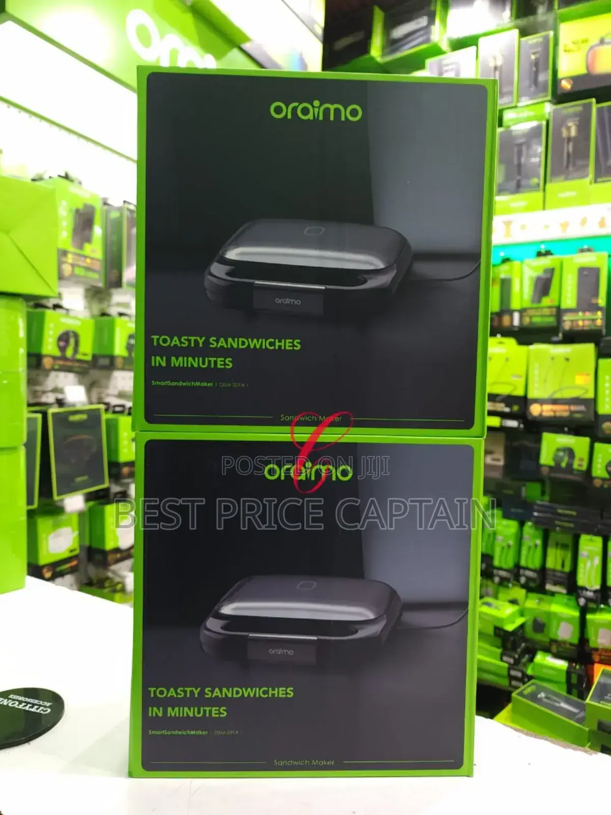Oraimo Smart Sandwich Maker OSM-201A 750W Sandwich Maker