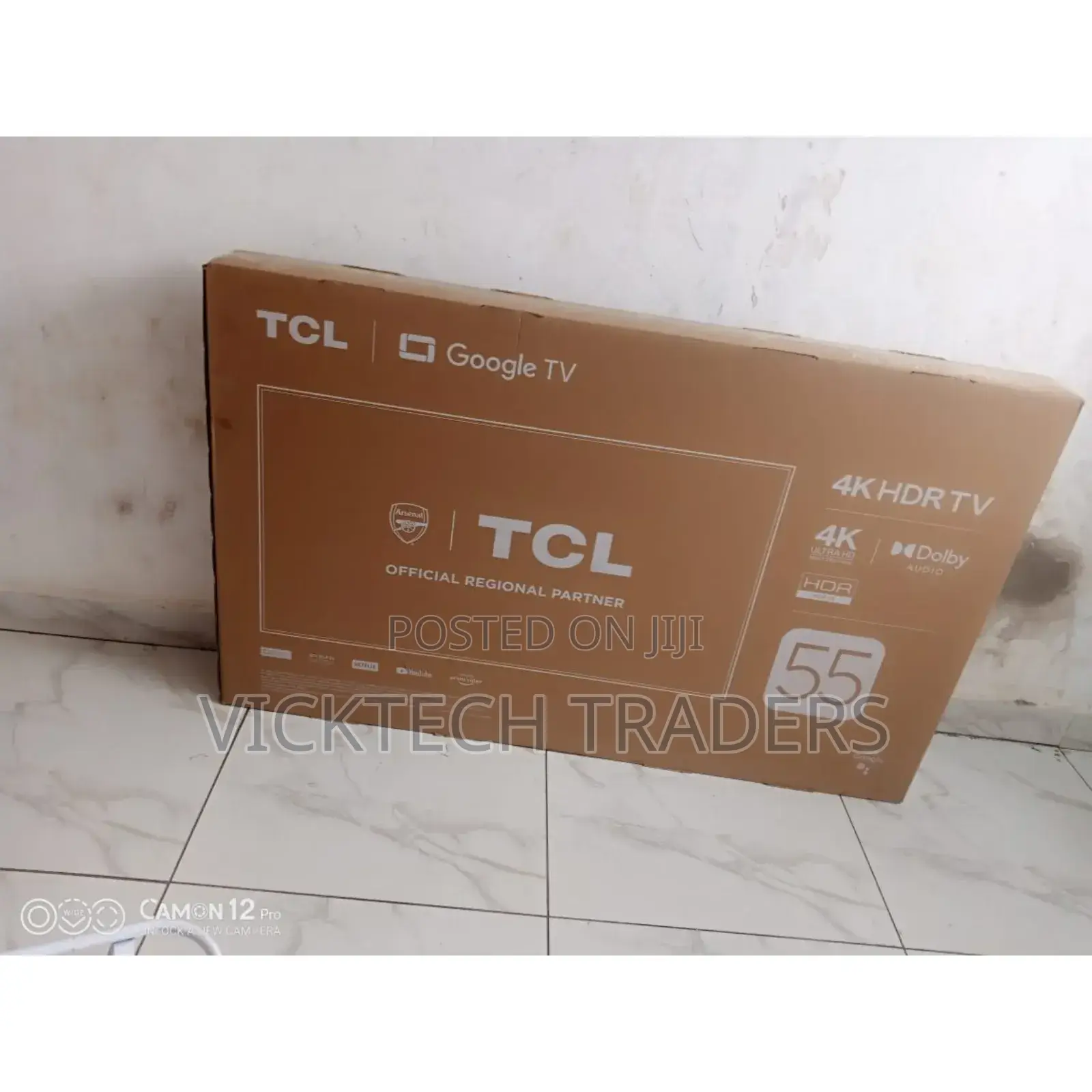 TCL 55" P635 Google HDR Frameless TV