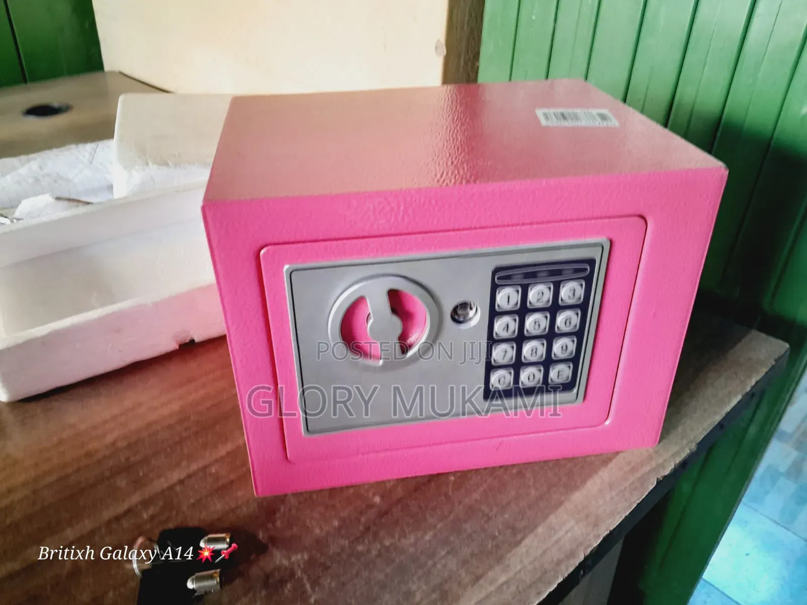 Pink Mini Safe Box