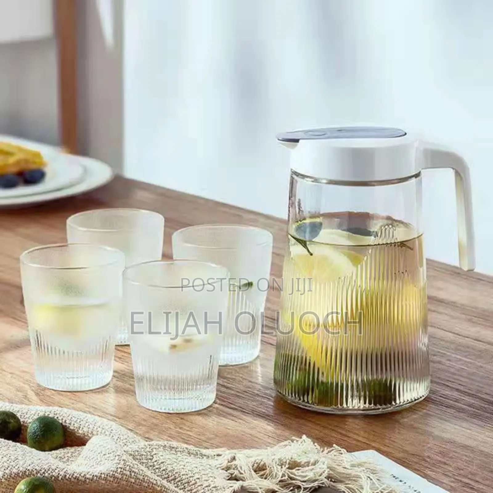 5pcs Glass Water Set
