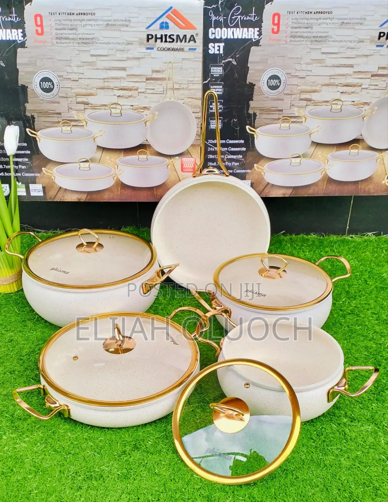 9pcs Granite Classy Cookware Set*
