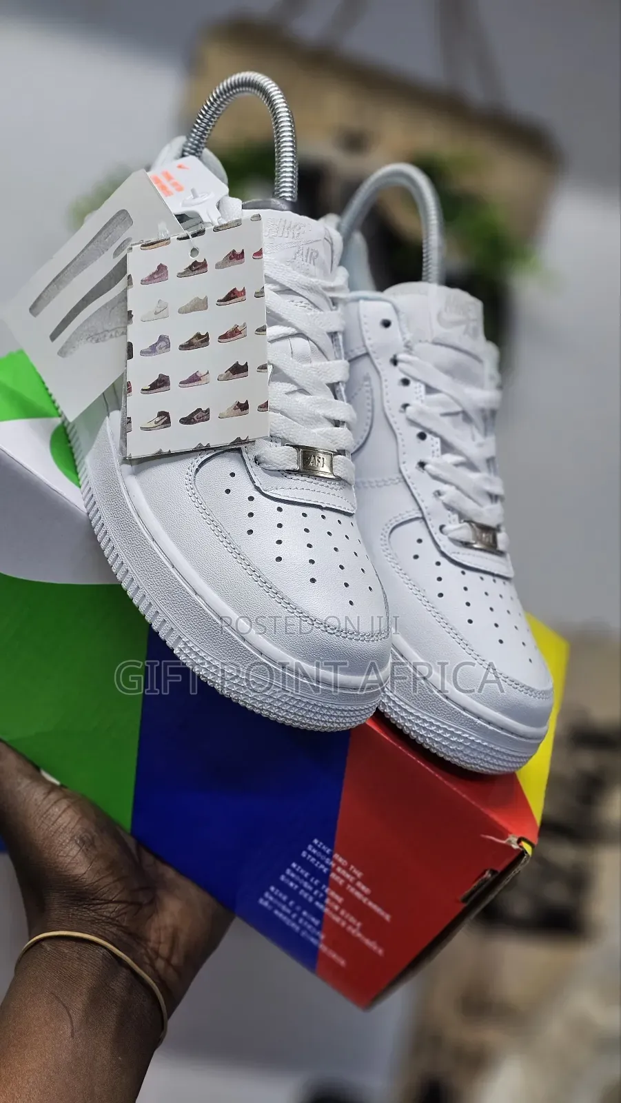 White Unisex Airforce Sneakers