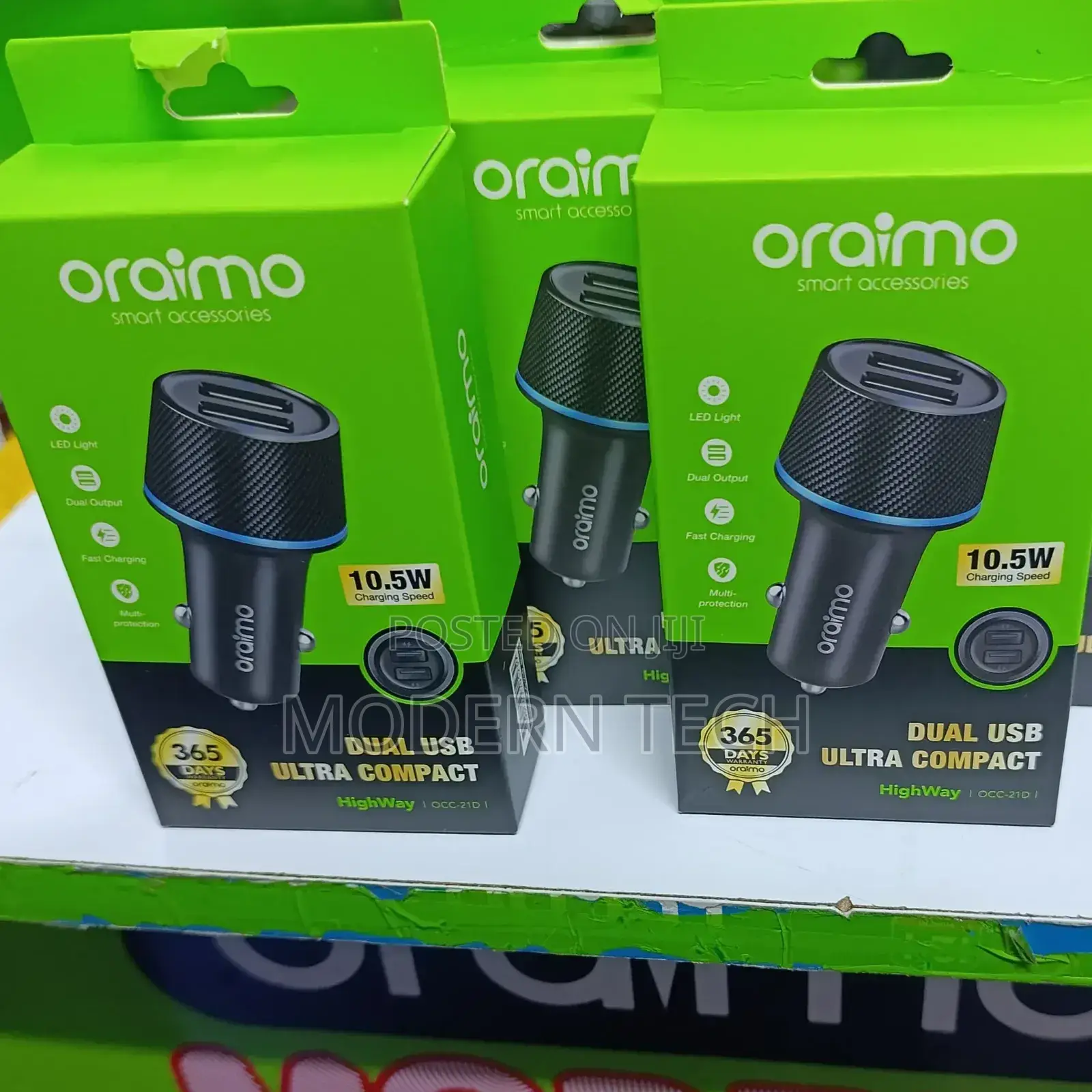 Oraimo Fast Charging Highway Car Charger