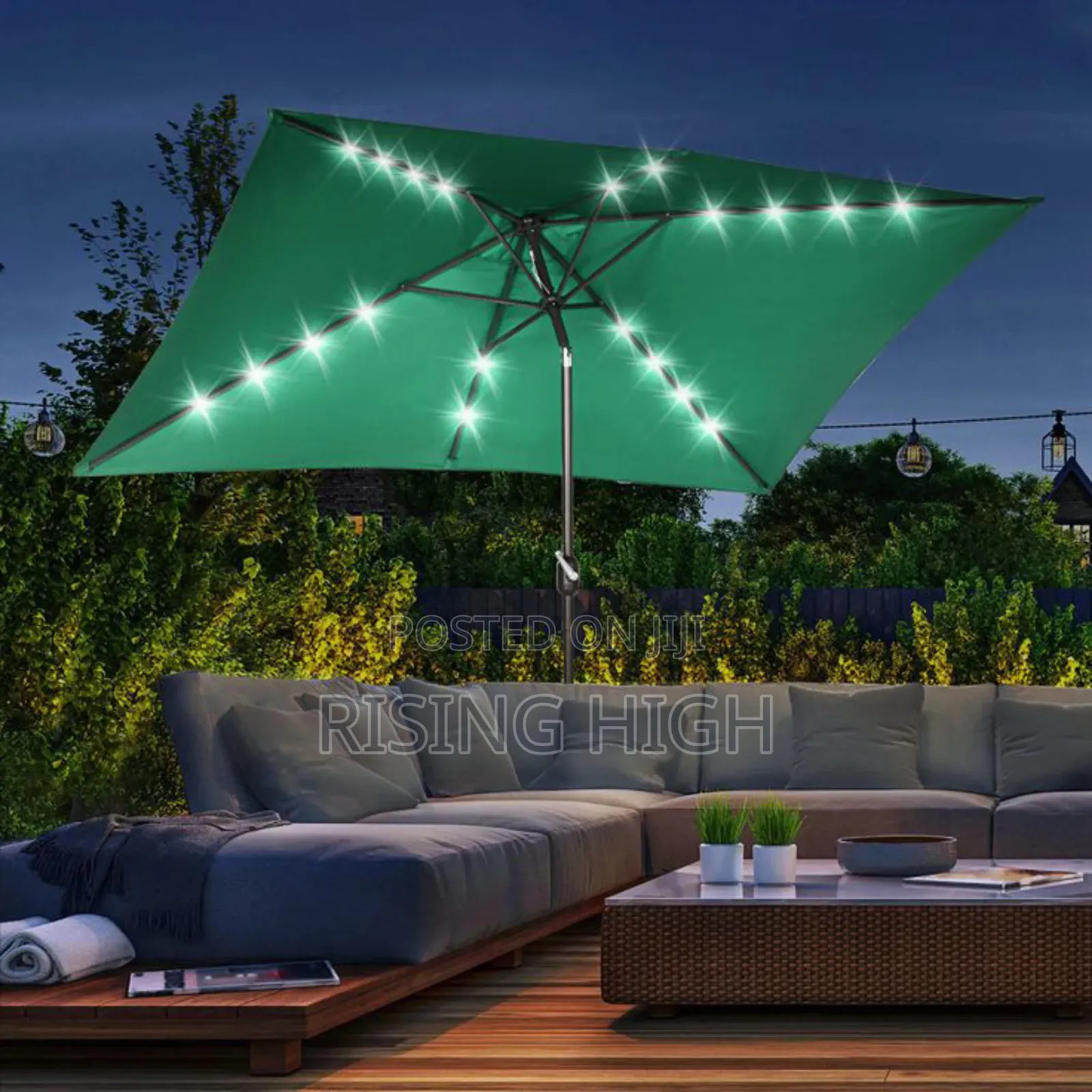 Awsome Quality Solar Powered Parasol Umbrella