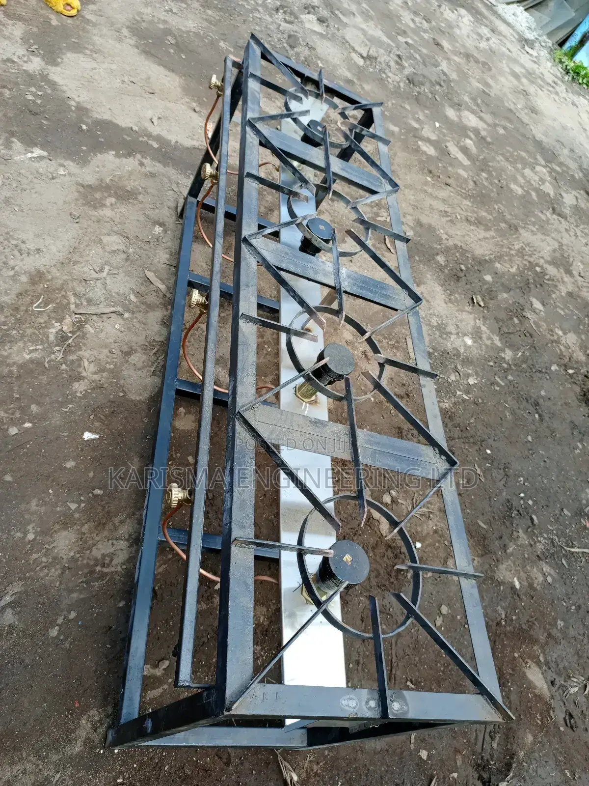 High Pressure 4 Burner Cooker Made From Mild Steel.