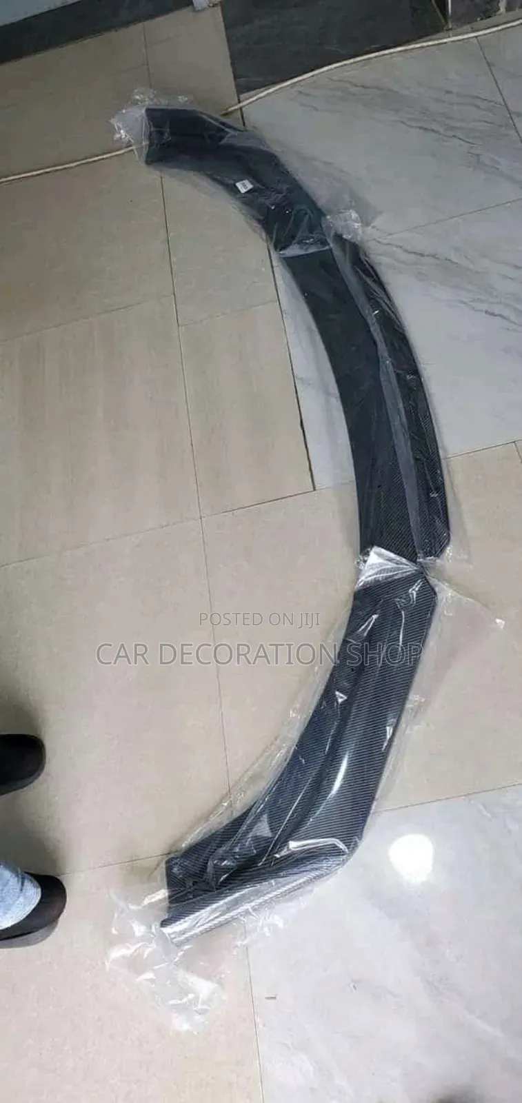 Carbon Finish Style Plastic Adjustable Front Lip Body Kit