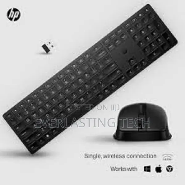 HP 650 Wireless Keyboard and Mouse Combo - Black - 4R013AA