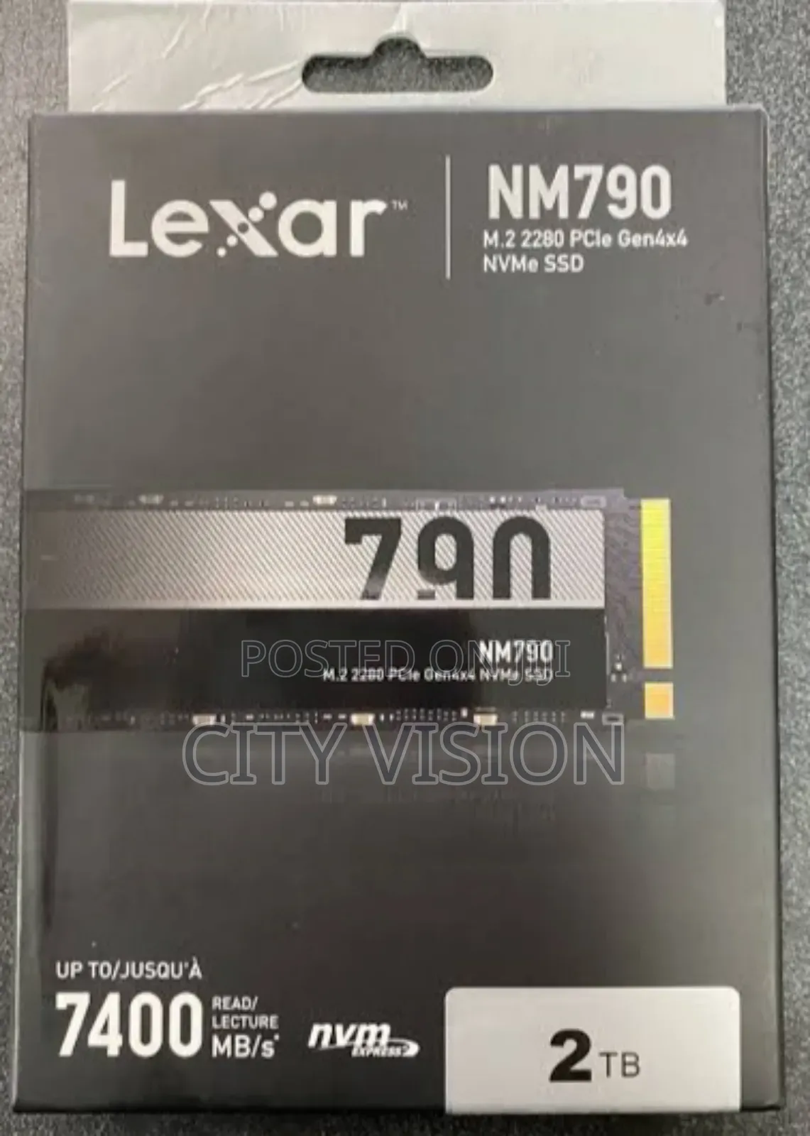 Lexar Nm790 2tb SSD Nvme M.2 Gen 4x4 7400mbps