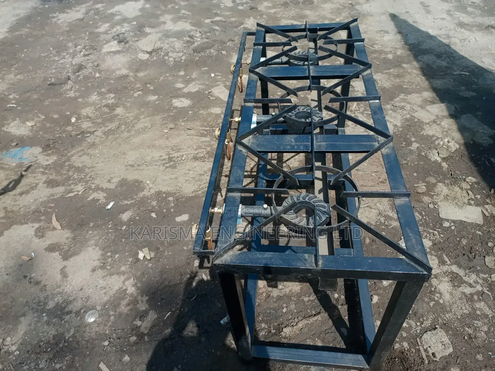 Commercial Mild Steel 3 Gas Burner Cooker