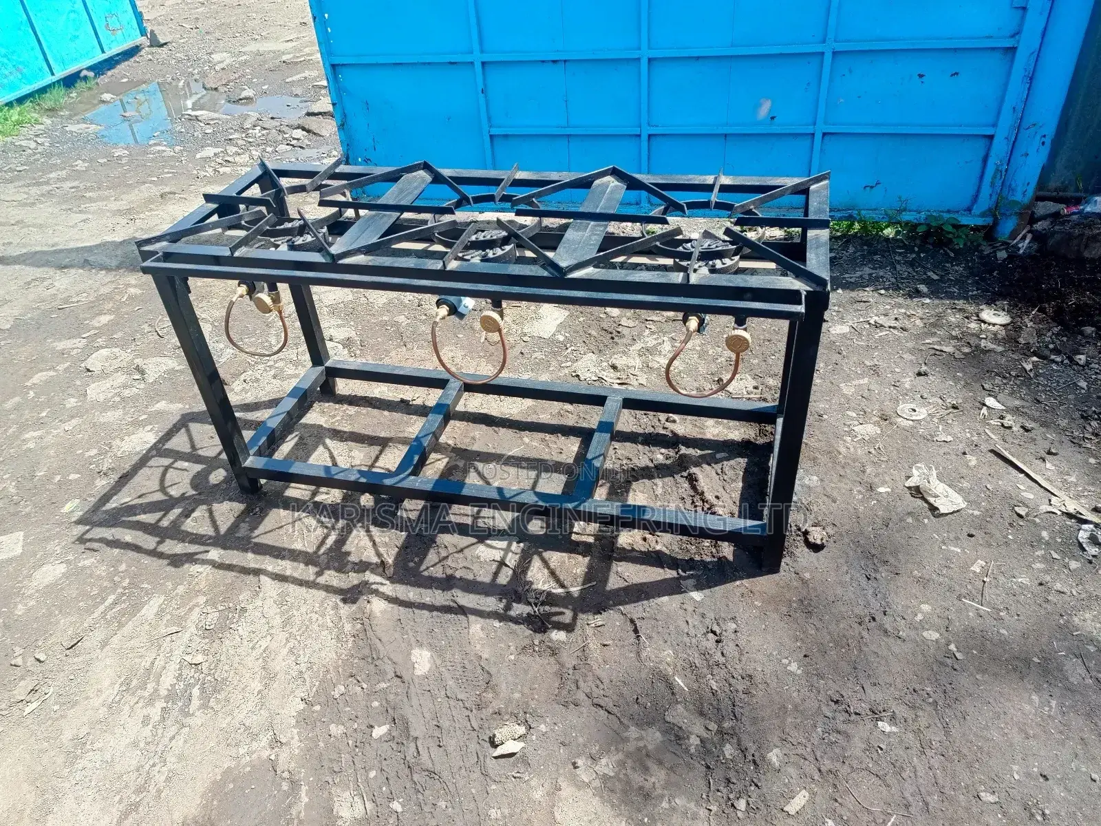 Commercial Mild Steel 3 Gas Burner Cooker