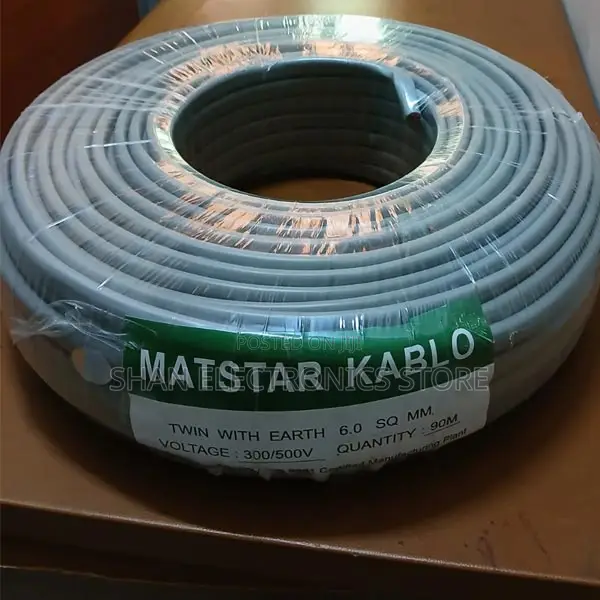 Matstar Good Quality 6.0mm Twin With Earth Electrical Cables