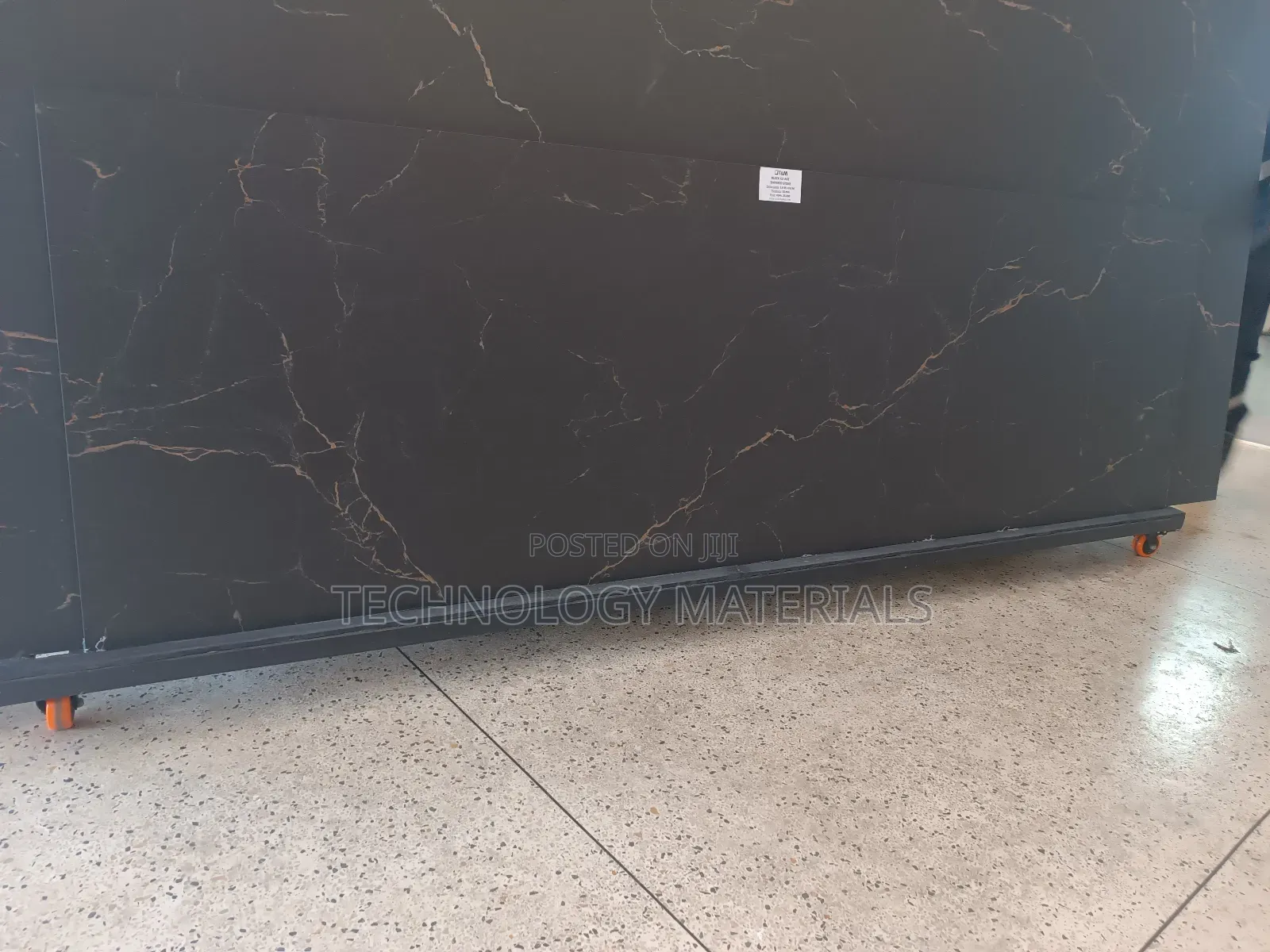 Black Ice Age Island Sintered Stone