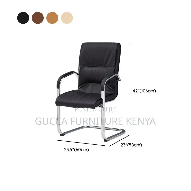 Office Chairs:Ergonomic Modern Leather Office Desk Chair